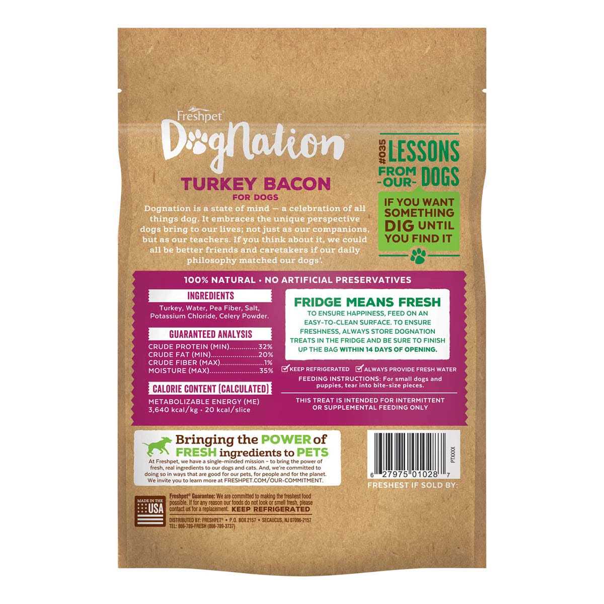 Turkey Bacon Dog Treats S18792