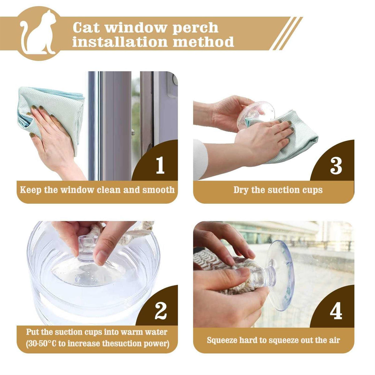 Macrame Cat Window Perch Hammock K89028