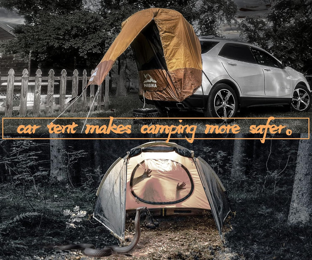 Yellow Waterproof 3000MM Tailgate Shade Awning Tent F173099