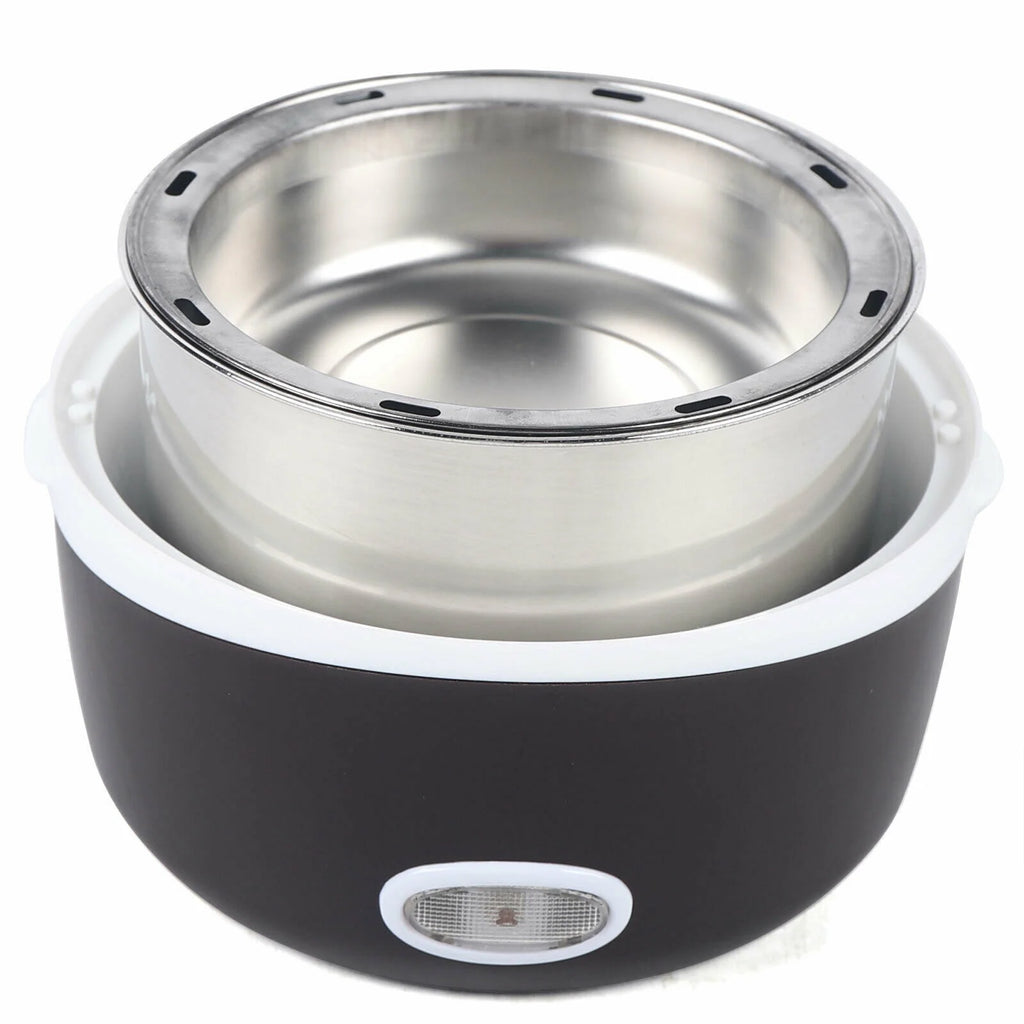 1.3L Electric Lunch Box Food Heater with 2 Stainless Steel Bowls F51594