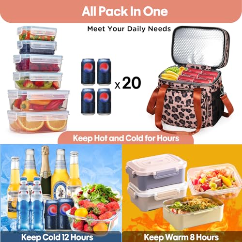Black 20 Can Expandable Insulated Lunch Box X65194