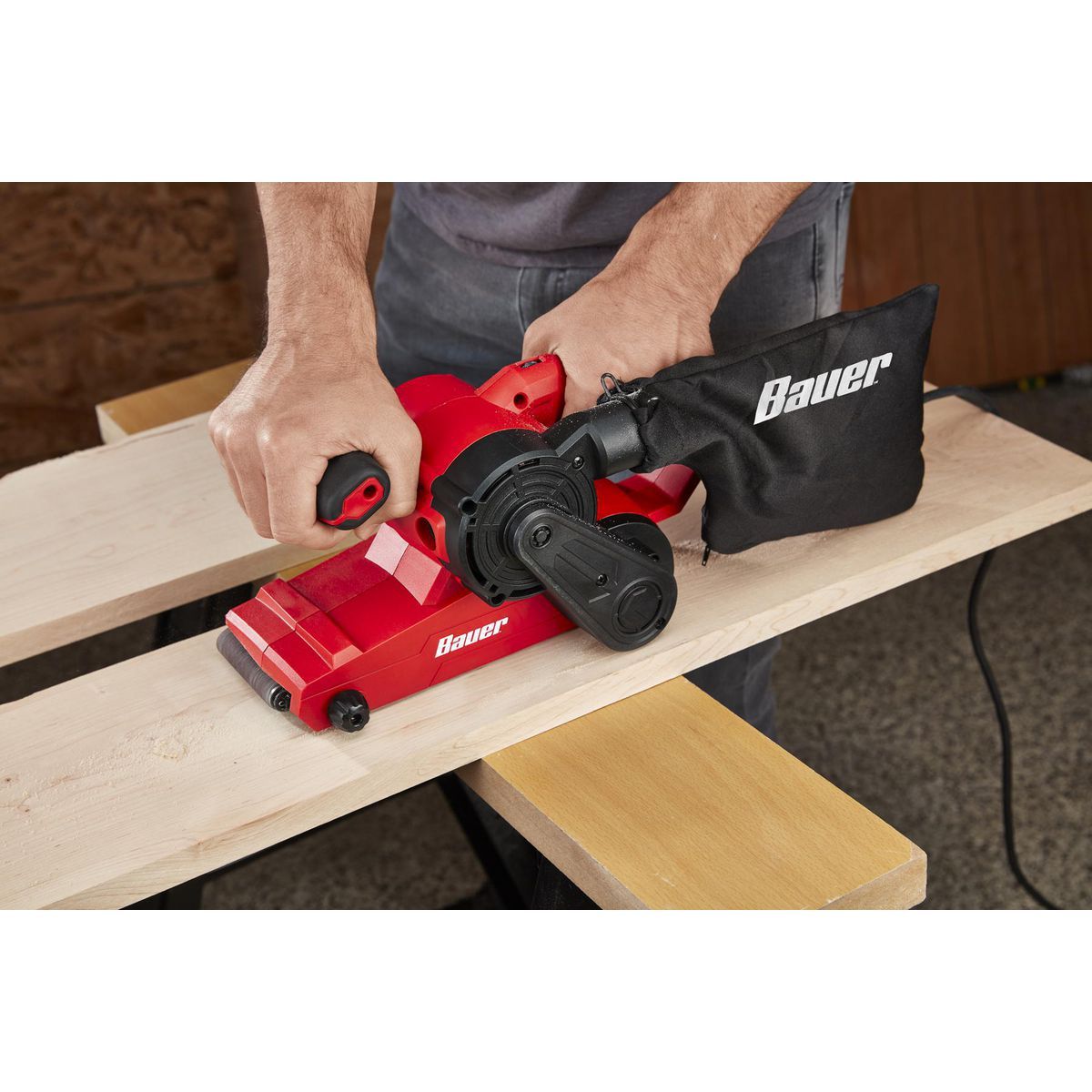 8 Amp 3 in. x 21 in. Variable-Speed Belt Sander Y881