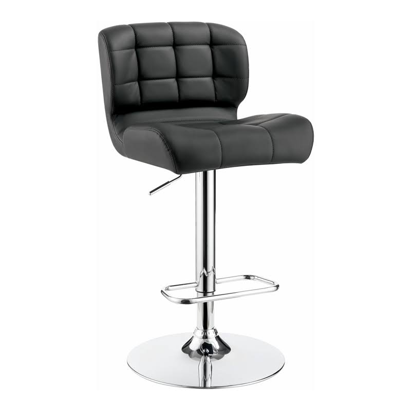 Adjustable Faux Leather Bar Stool U99319