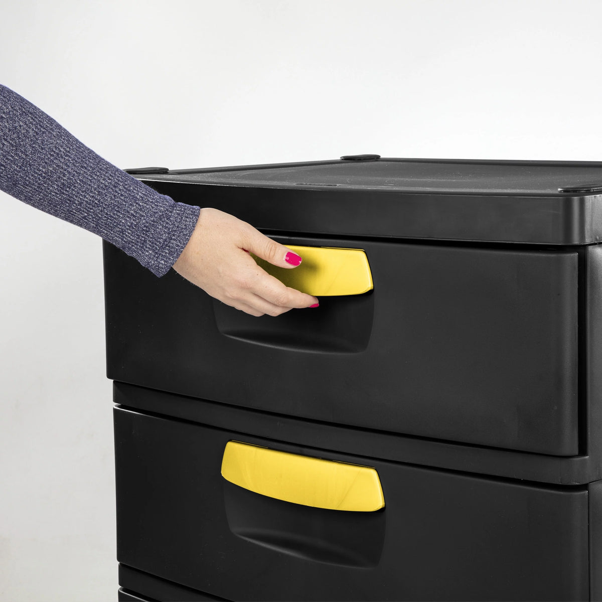 4 Drawer Unit Black R50635
