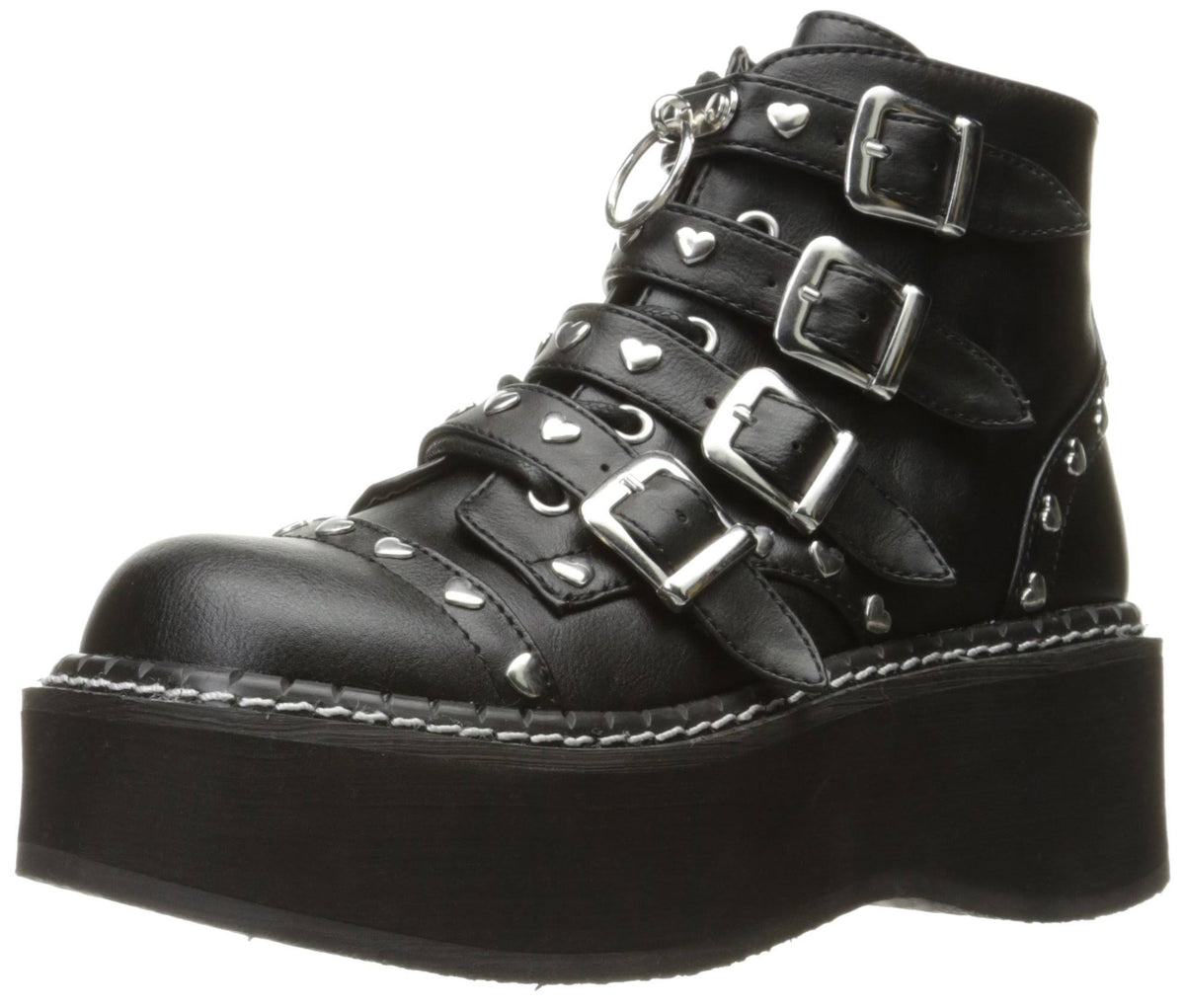 Black Vegan Leather Shoes L777865