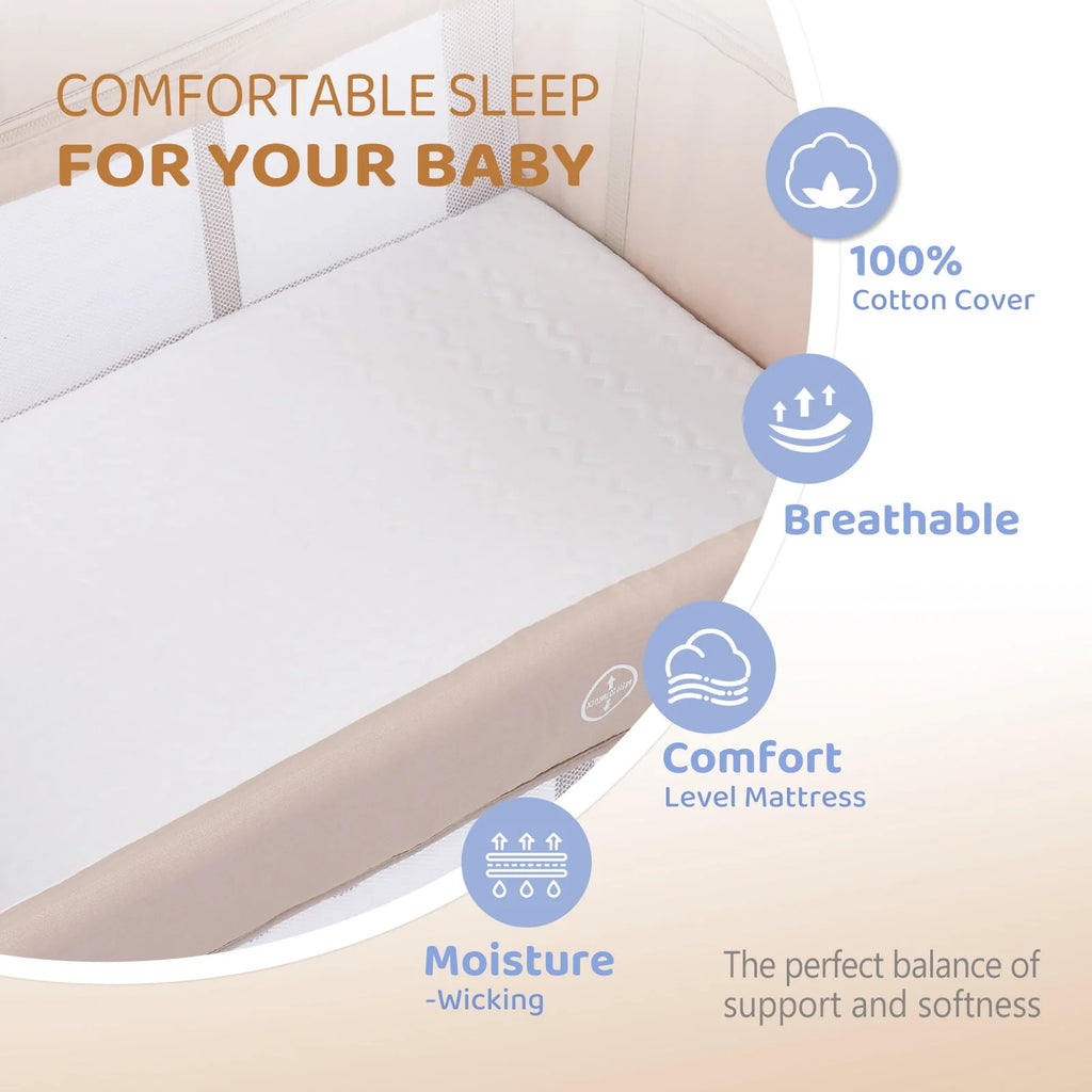 Folding Bedside Bassinet Co-Sleeper U6512