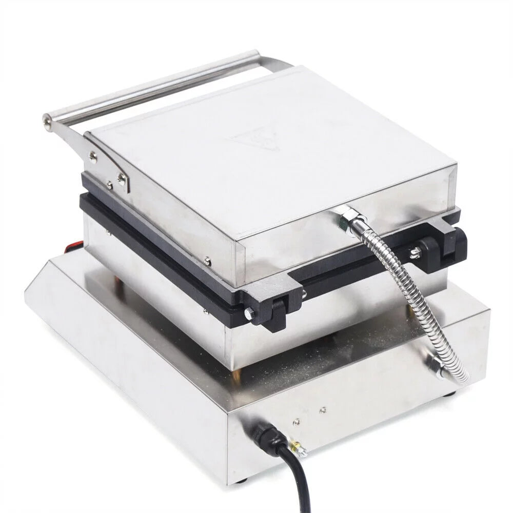 1750W 4Pcs Nonstick Square Stainless Steel Electric Waffle Maker B98941