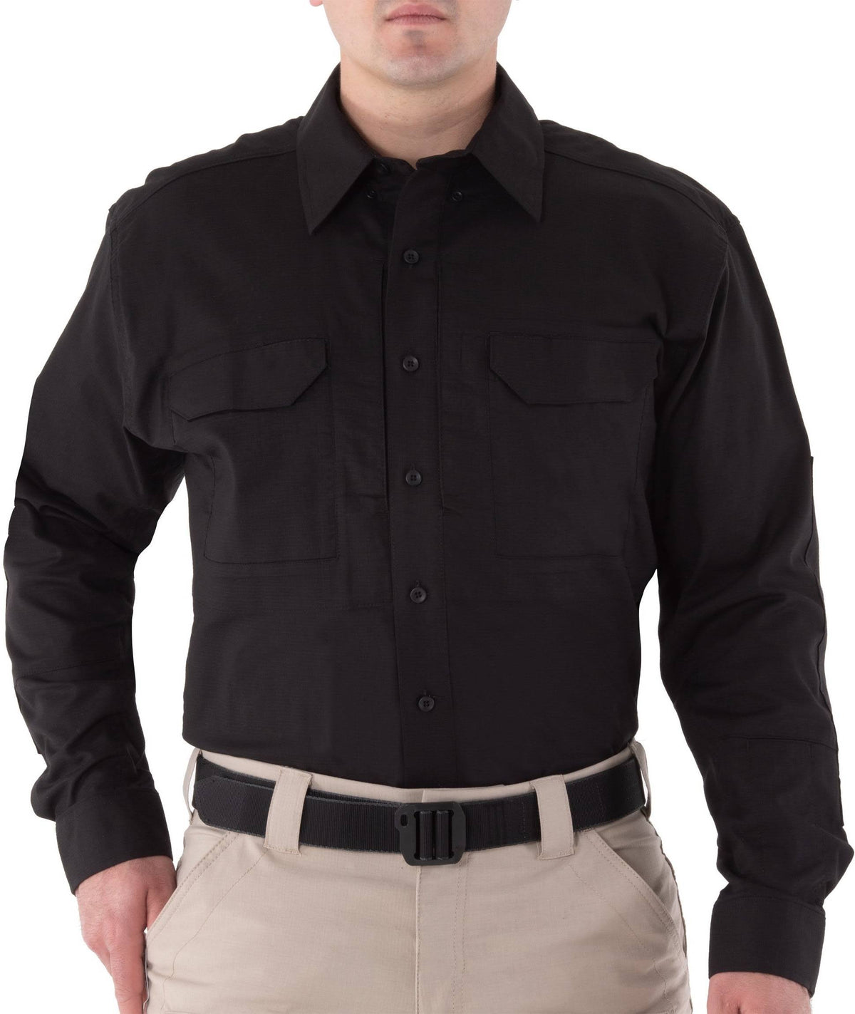 Black Long Sleeve Tactical Shirt A526