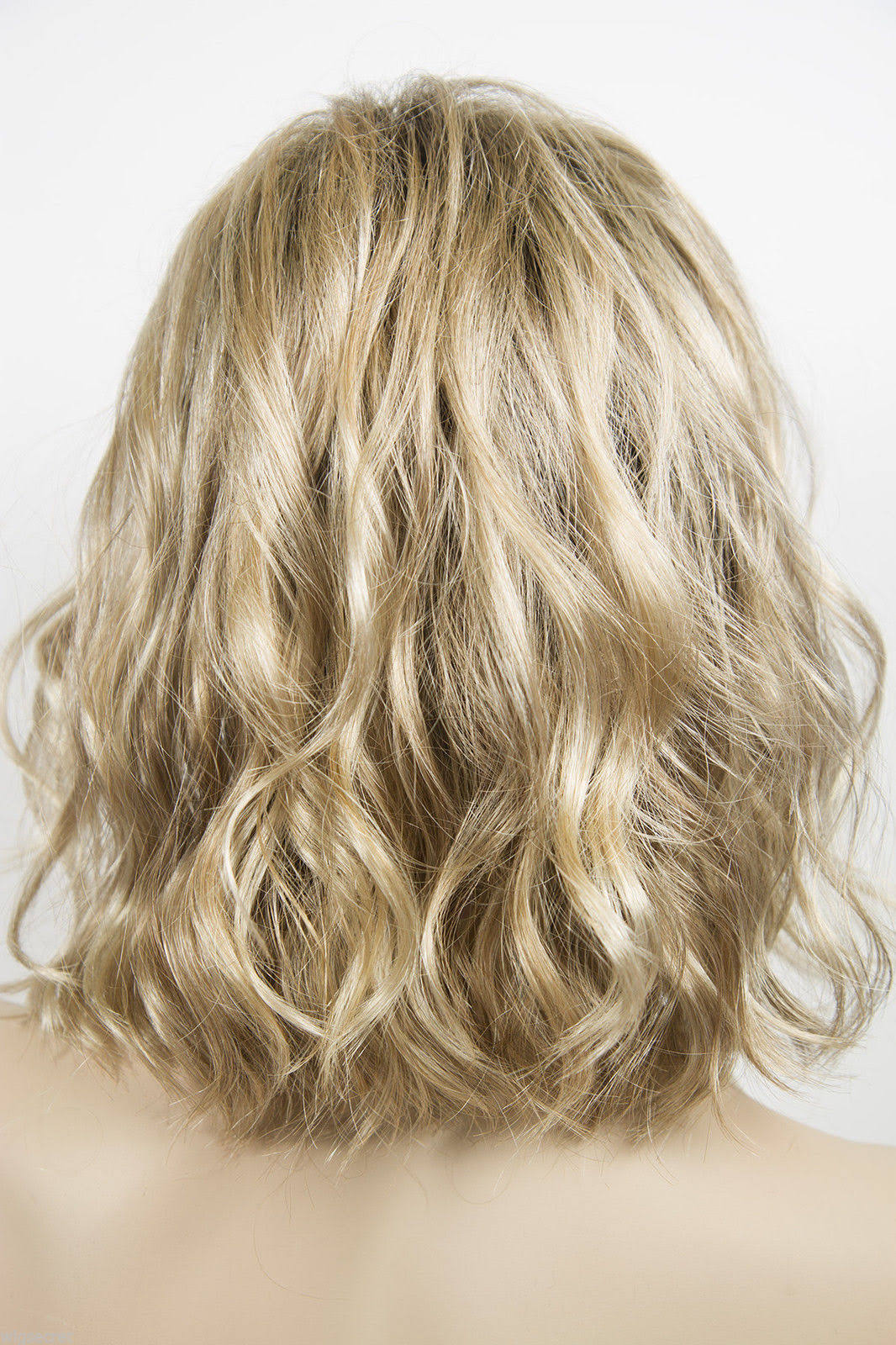 Light Butterscotch Light Ash Blonde Brunette Red Grey Wavy Lace Front Wig E766047