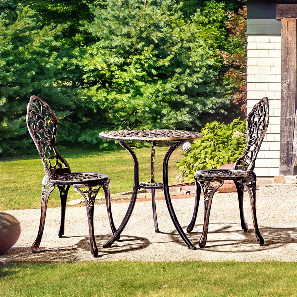 3 Piece Patio Bistro Table Set H591