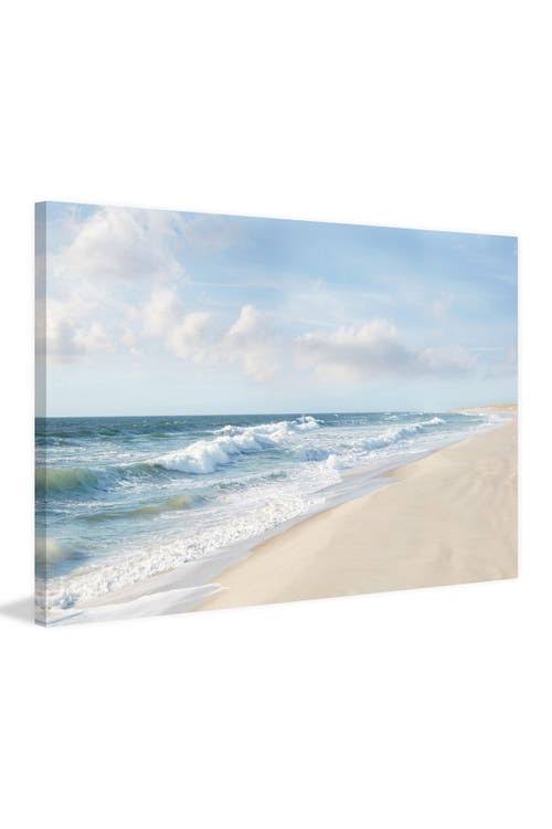 Shore and Waves Painting Print on Wrapped Canvas C101830
