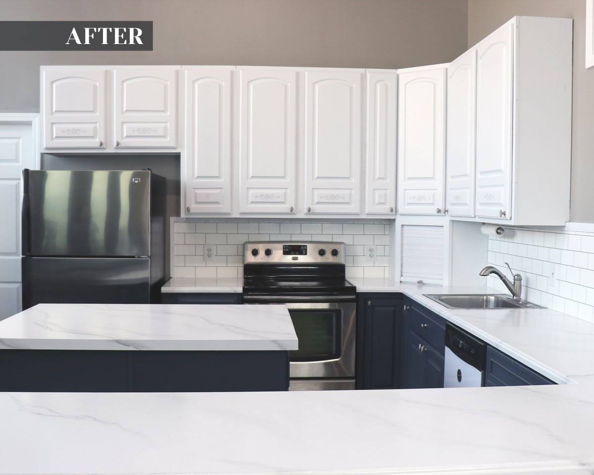 White Marble Countertop Paint Kit Q429152