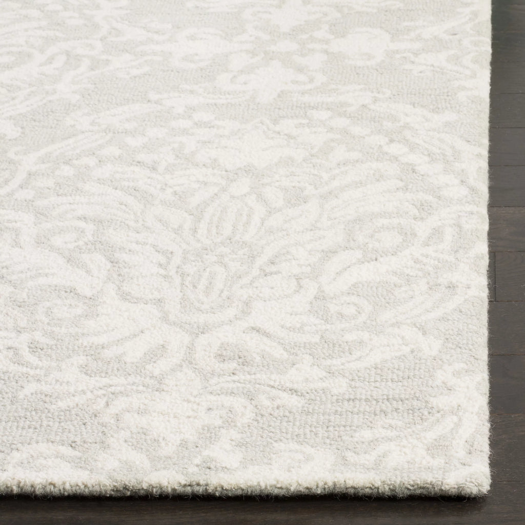 Sage Ivory Damask Area Rug 10' x 14' H1882
