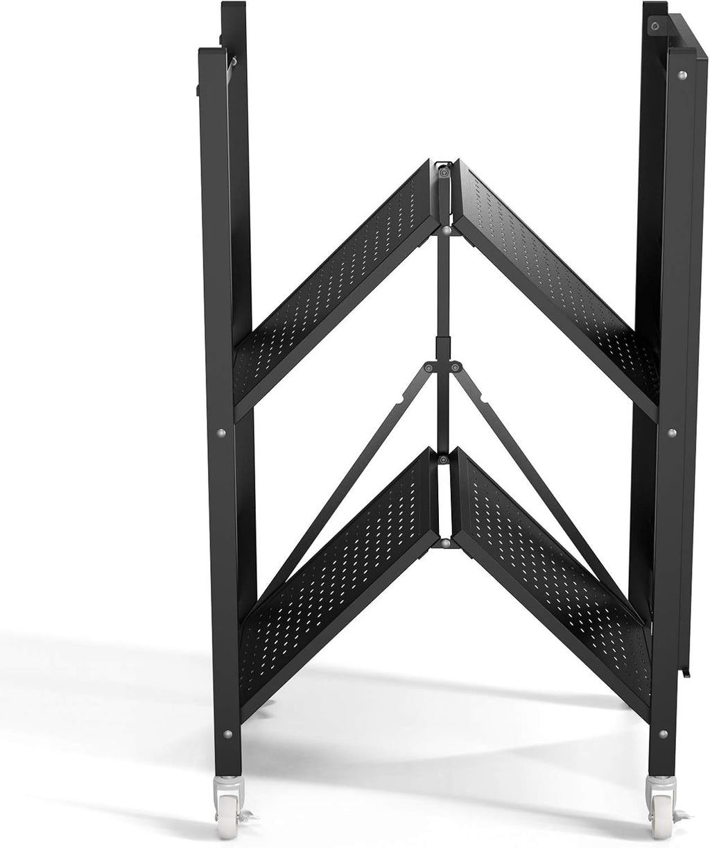 3 Shelf Steel Shelving Unit with Wheels C690594