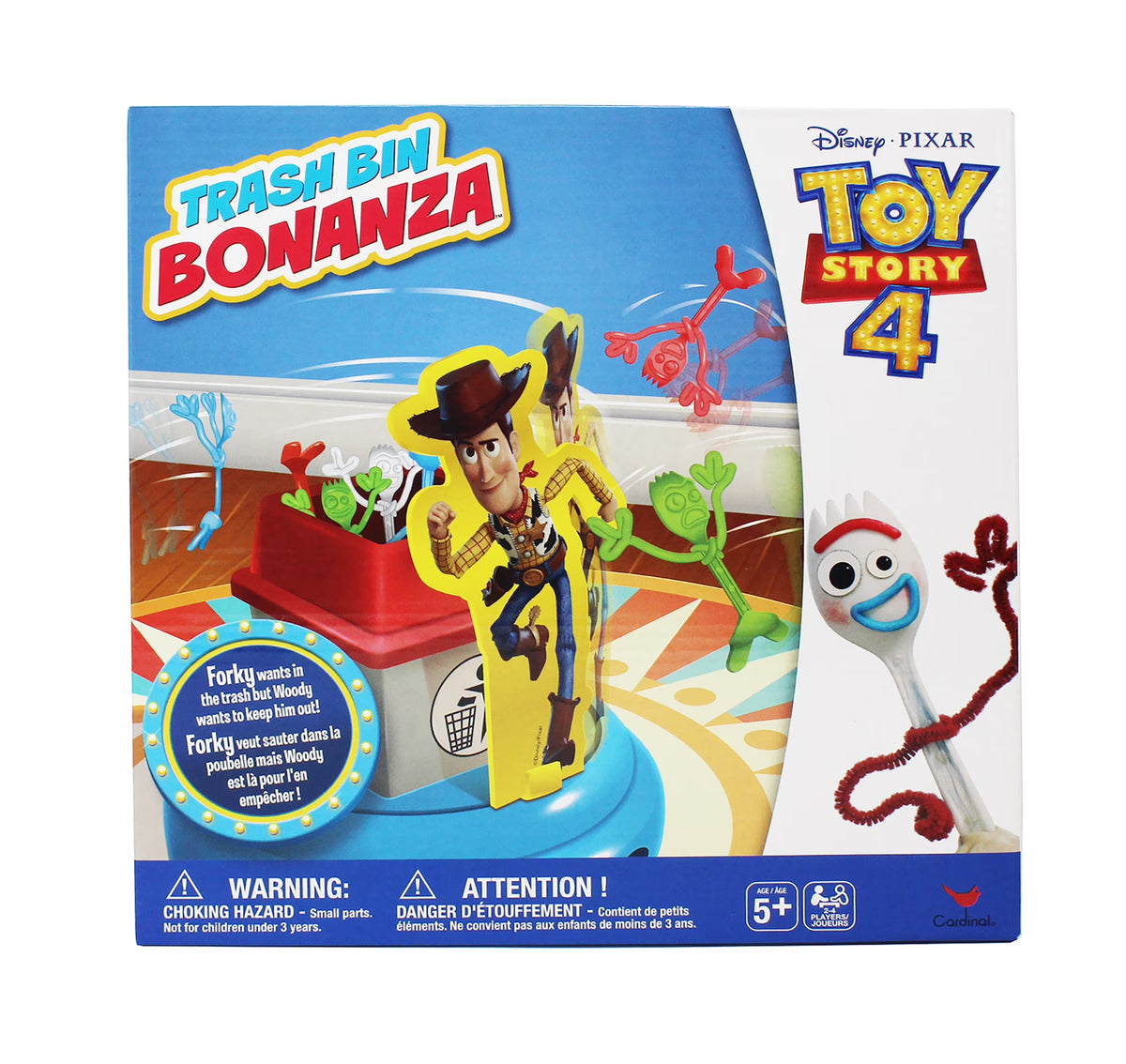 Trash Bin Bonanza Game with Woody and Forky Y6802