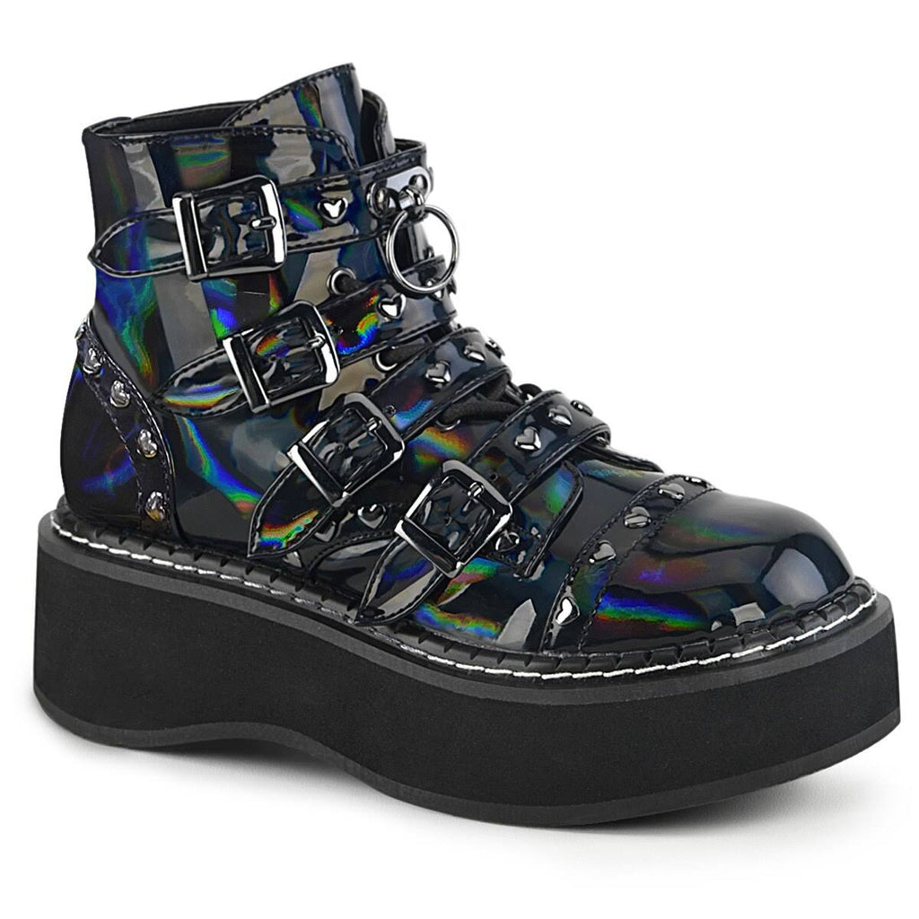 Black Vegan Leather Shoes L777865