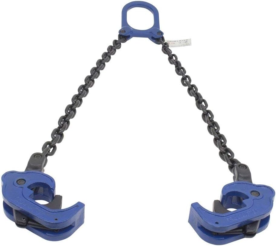 Chain Drum Lifter 2000 lbs WLL Vertical Hoist Self Locking R837127