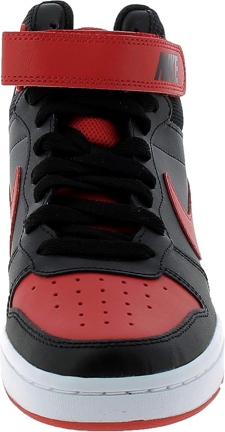 Boy's Court Borough Mid 2 Black University Red White 7 Big Kid M M82536