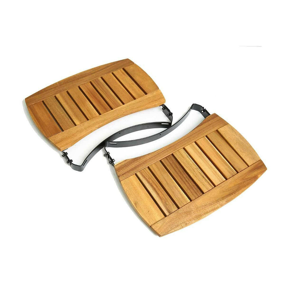 Acacia Wood Side Shelves D455821