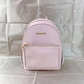 Powder Blush Pink Pebbled Leather Backpack T286544