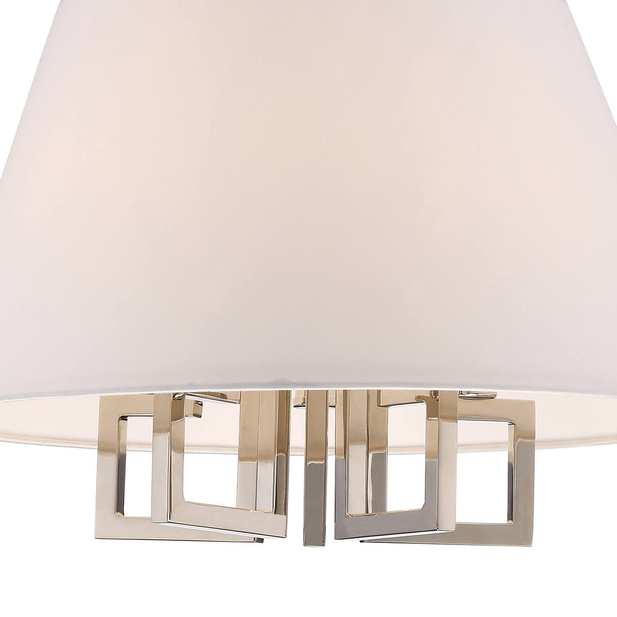 5 Light Ceiling Mount, Polished Nickel L195