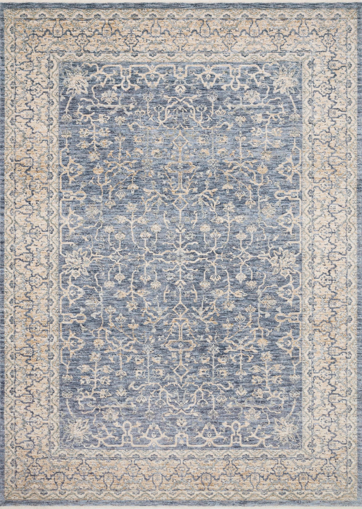 Dark Blue Ivory Rug 7'10 x 10' I26395