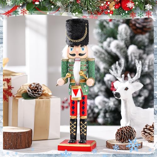 12 Inch Wooden Nutcracker Figures Christmas Decorations I195