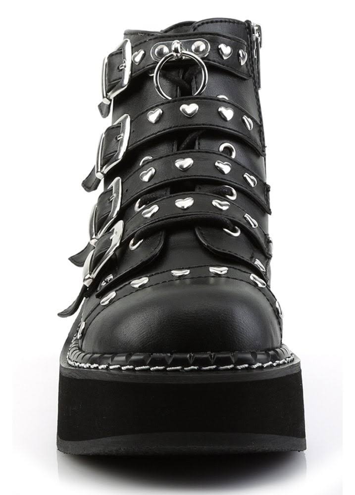 Black Vegan Leather Shoes L777865