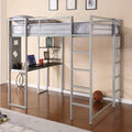 Full-Size Metal Loft Bed D62363