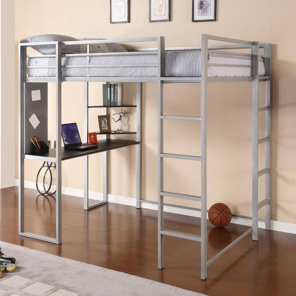 Full-Size Metal Loft Bed D62363