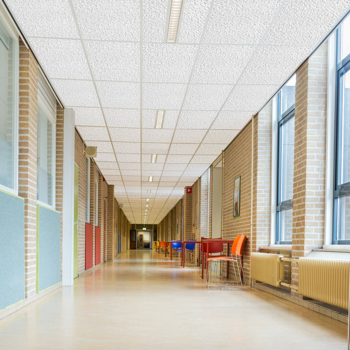 White 24 in W x 48 in L Ceiling Tile W821688