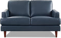 Top Grain Leather Loveseat Navy R28694