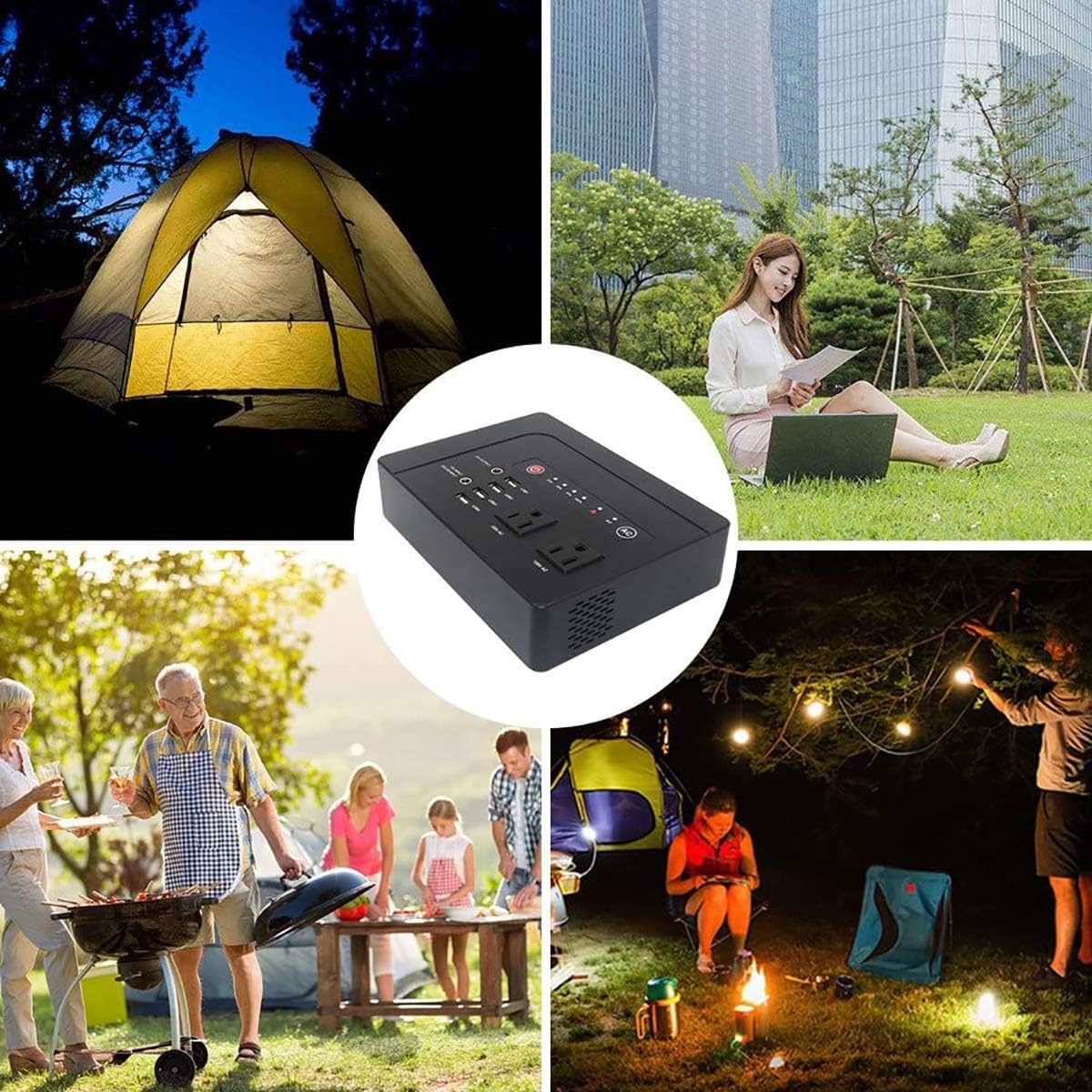 200W 42000mAh AC Power Bank with 2 AC Ports G586