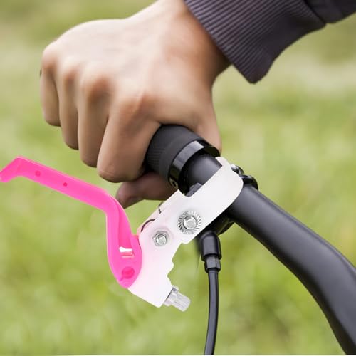 Bicycle Brake Lever Brake Grip 1Pair (Rosy) Z82352