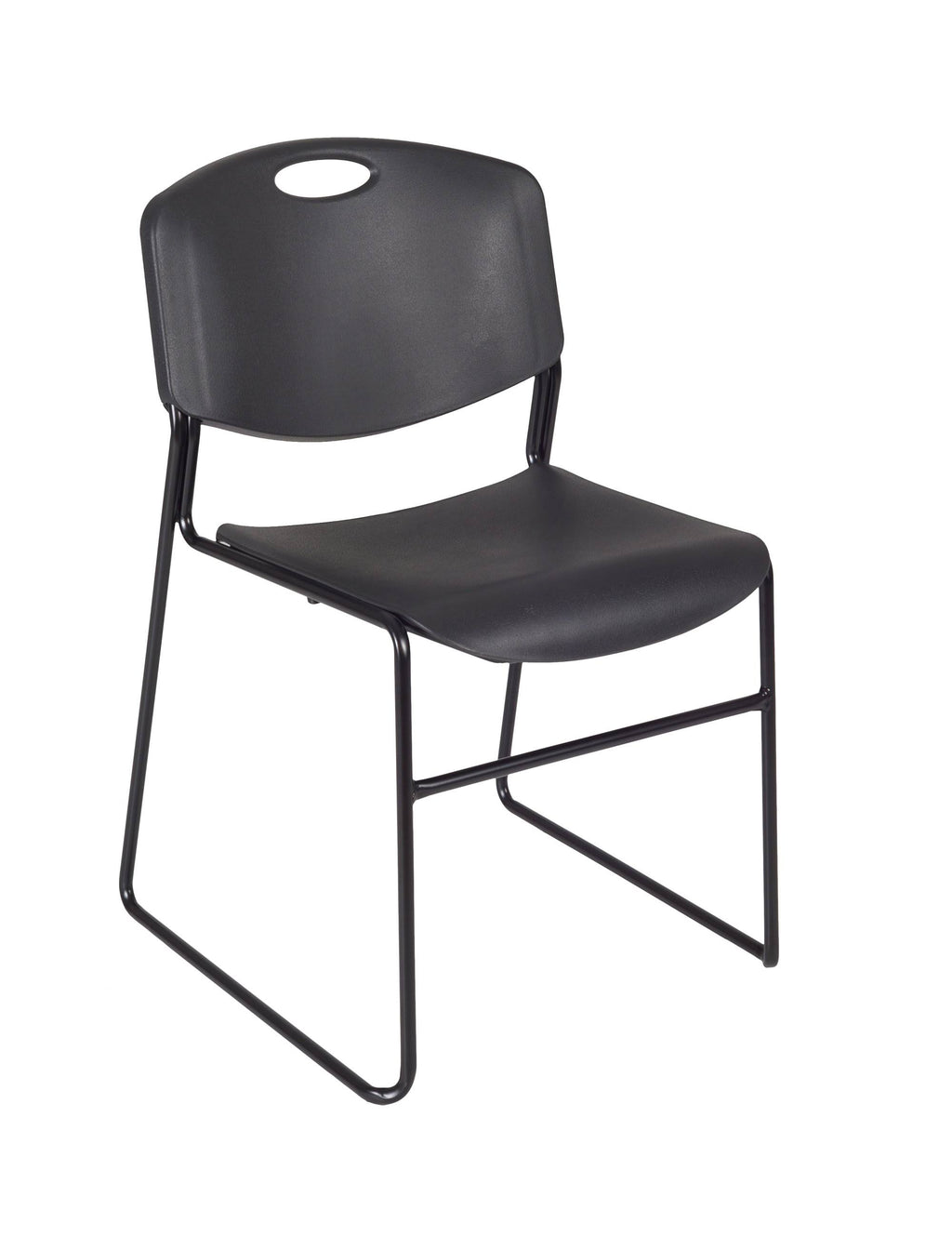 42x22 Square Breakroom Table & 4 Stack Chairs J758