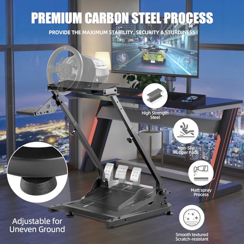 Height Adjustable Racing Wheel Stand F655