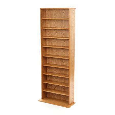Oak Multimedia Standard Bookcase L924680