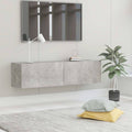 Concrete Gray Chipboard TV Cabinet J880917