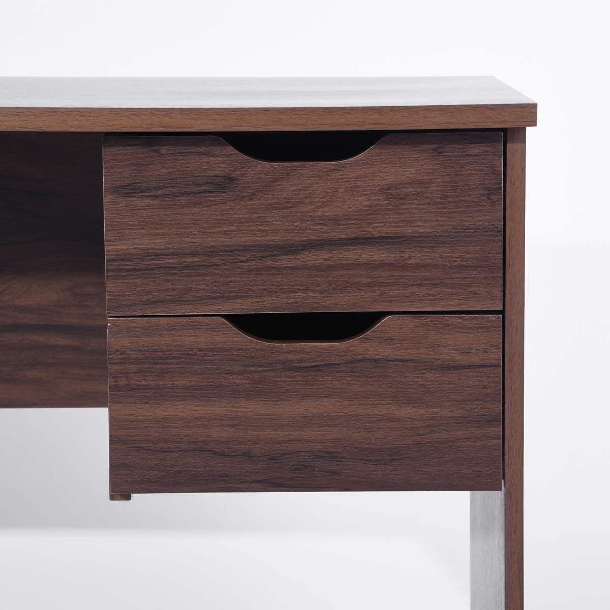 Computer Desk with Drawer 35.4 in Wood Workstation W4528