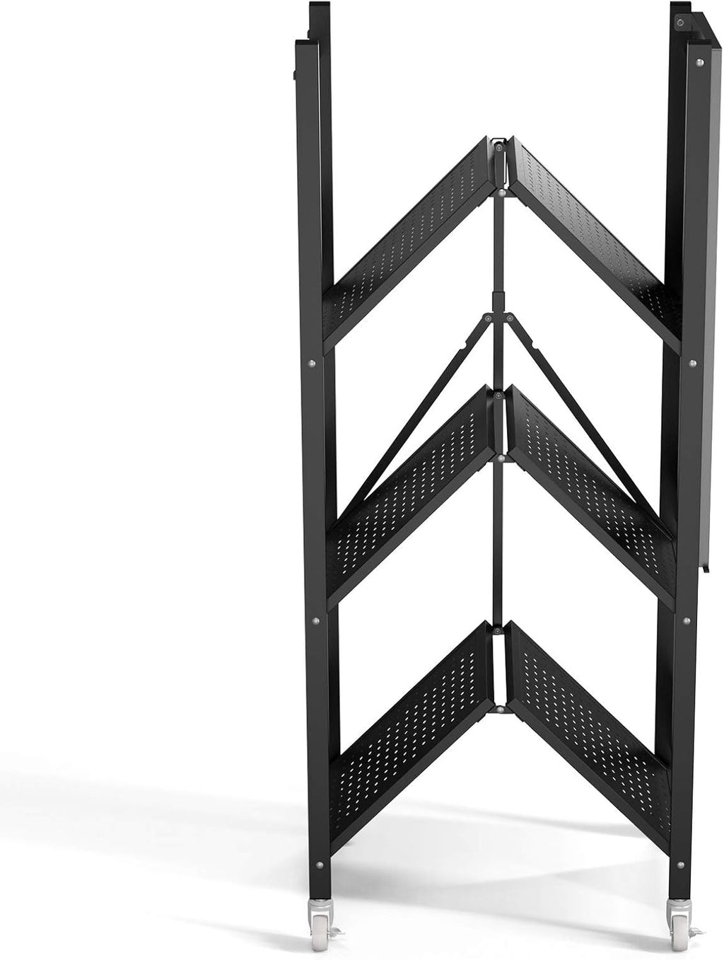 3 Shelf Steel Shelving Unit with Wheels C690594