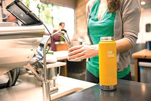 Wide Double Wall Vacuum Insulated Stainless Steel Coffee Mug with Leak Proof Café Cap R5830