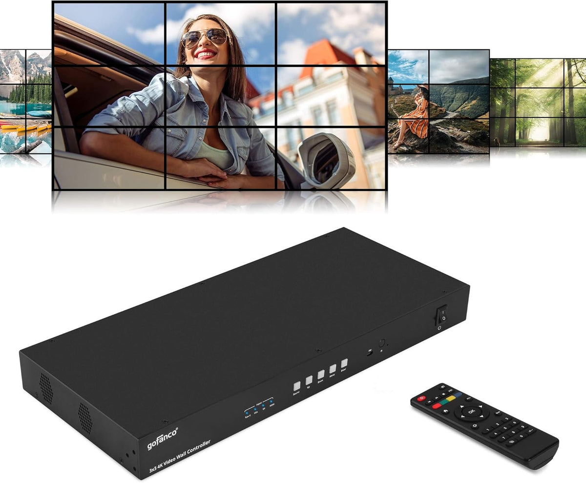 3x3 Video Wall Controller and Processor R55089