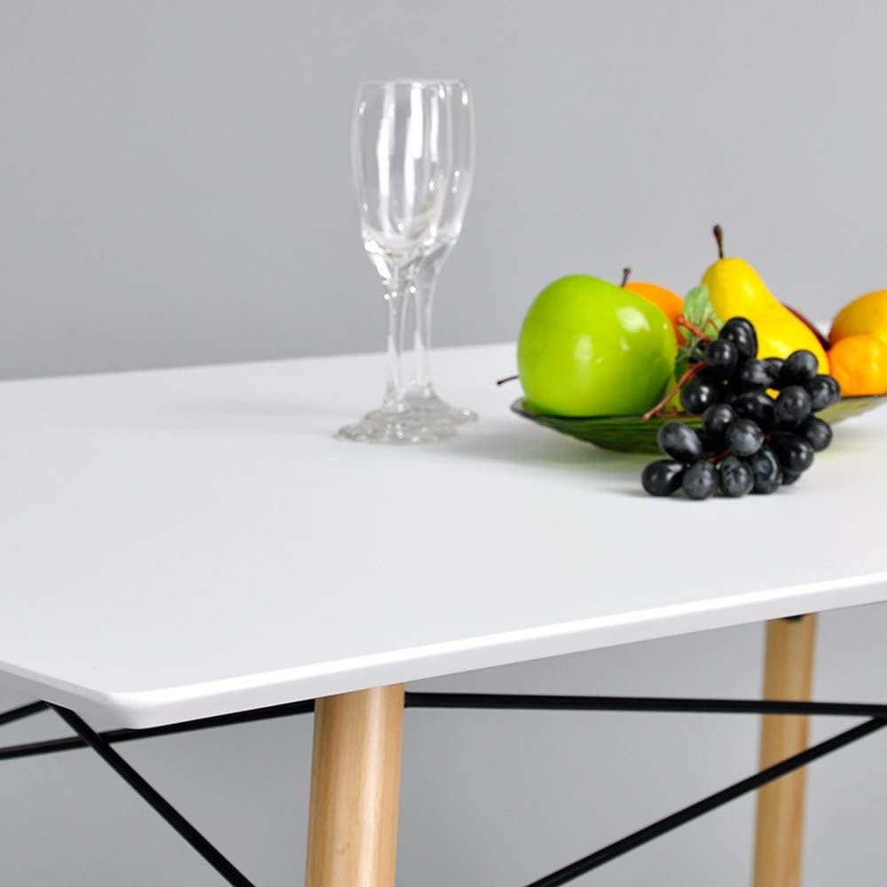 Gloss White Extensible Wooden Dining Table V951