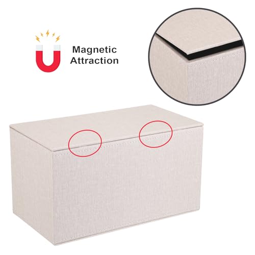 Black Leather Tissue Box Cover N453791