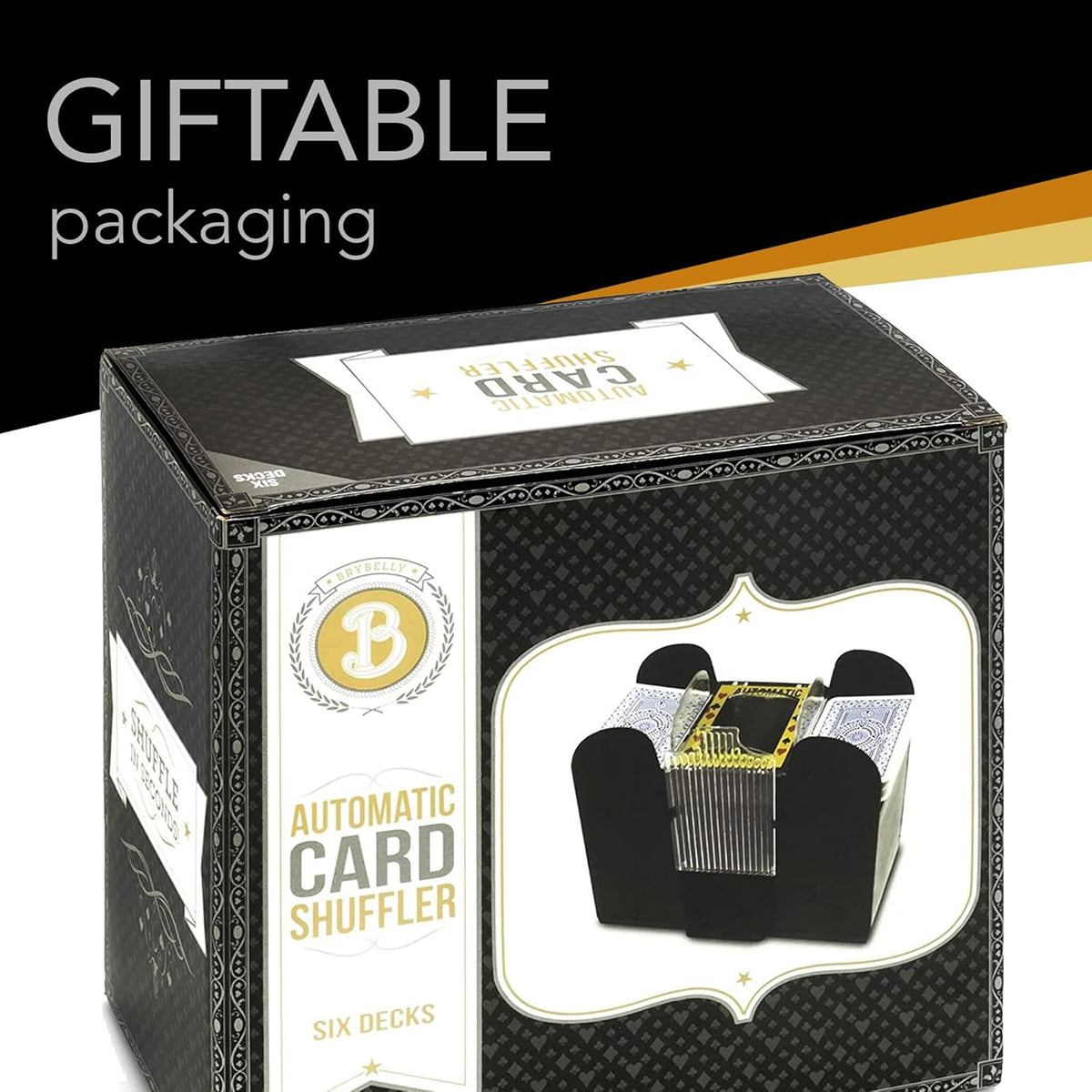 Automatic Card Shuffler 6 Deck Battery Operated V199