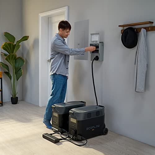 2 DELTA Pro 3 with 50 Amp Hub, 120/240V 8000W AC Output, Solar Generator O1204
