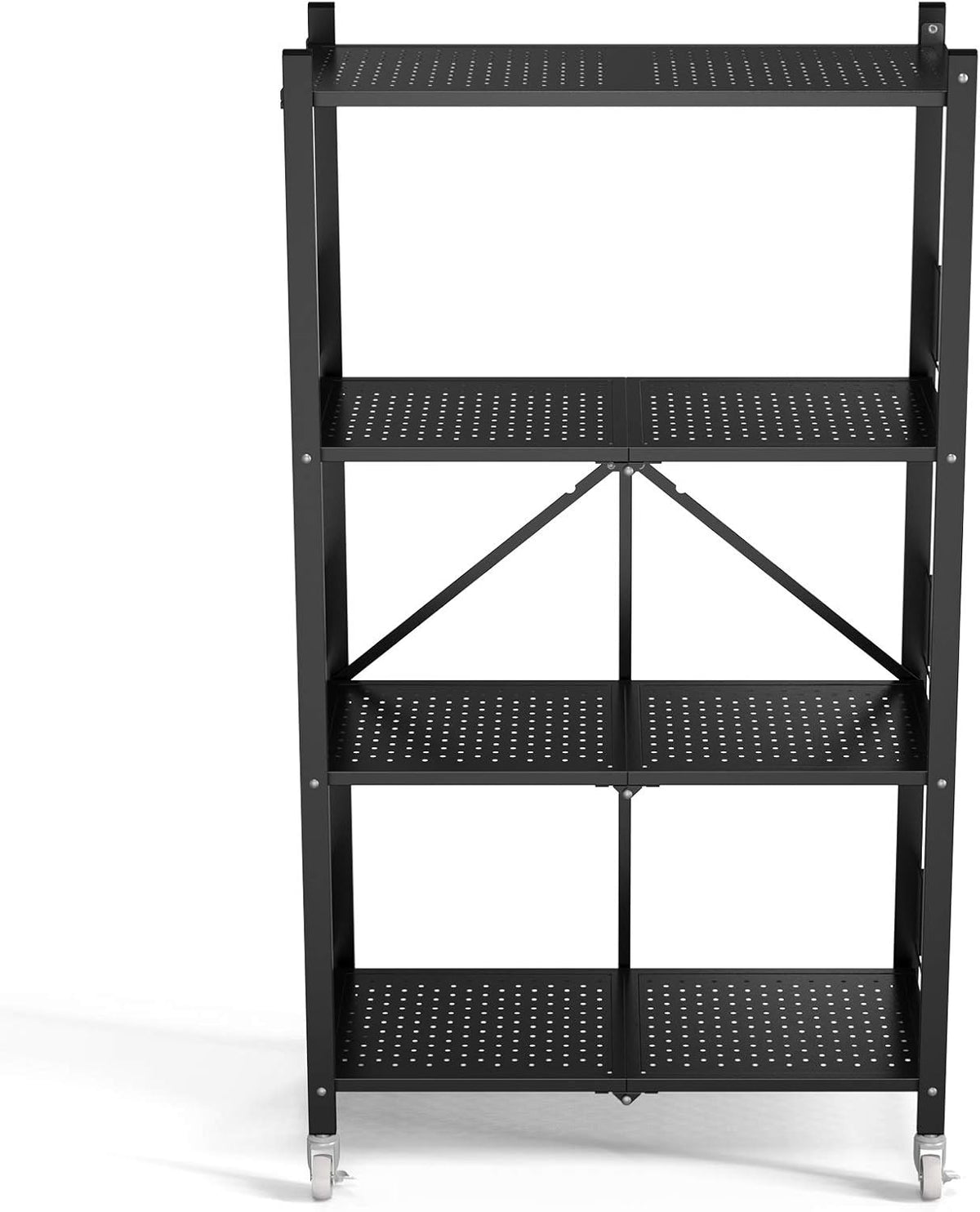 3 Shelf Steel Shelving Unit with Wheels C690594
