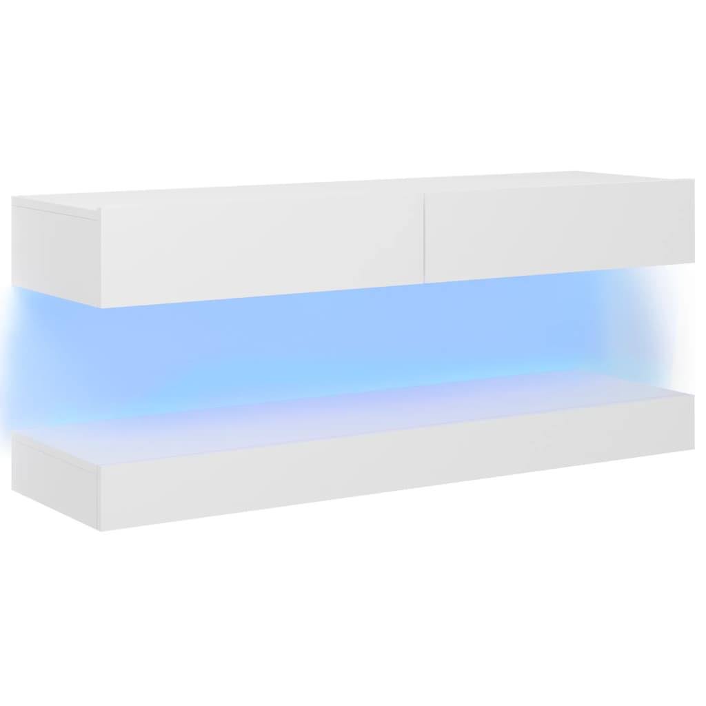 Black TV Cabinet with LED Lights Q5601