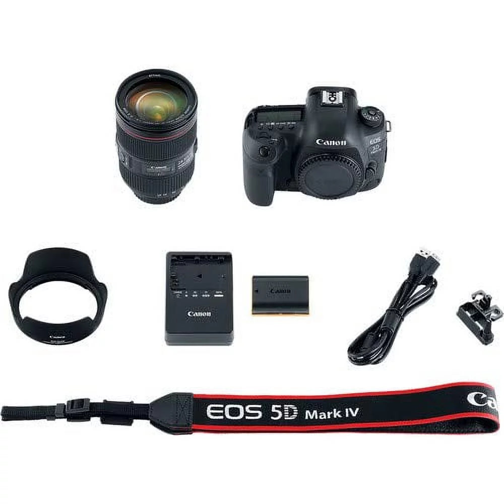 Canon EOS 5D Mark IV DSLR Camera with 24-105mm f/4L II Lens I322110