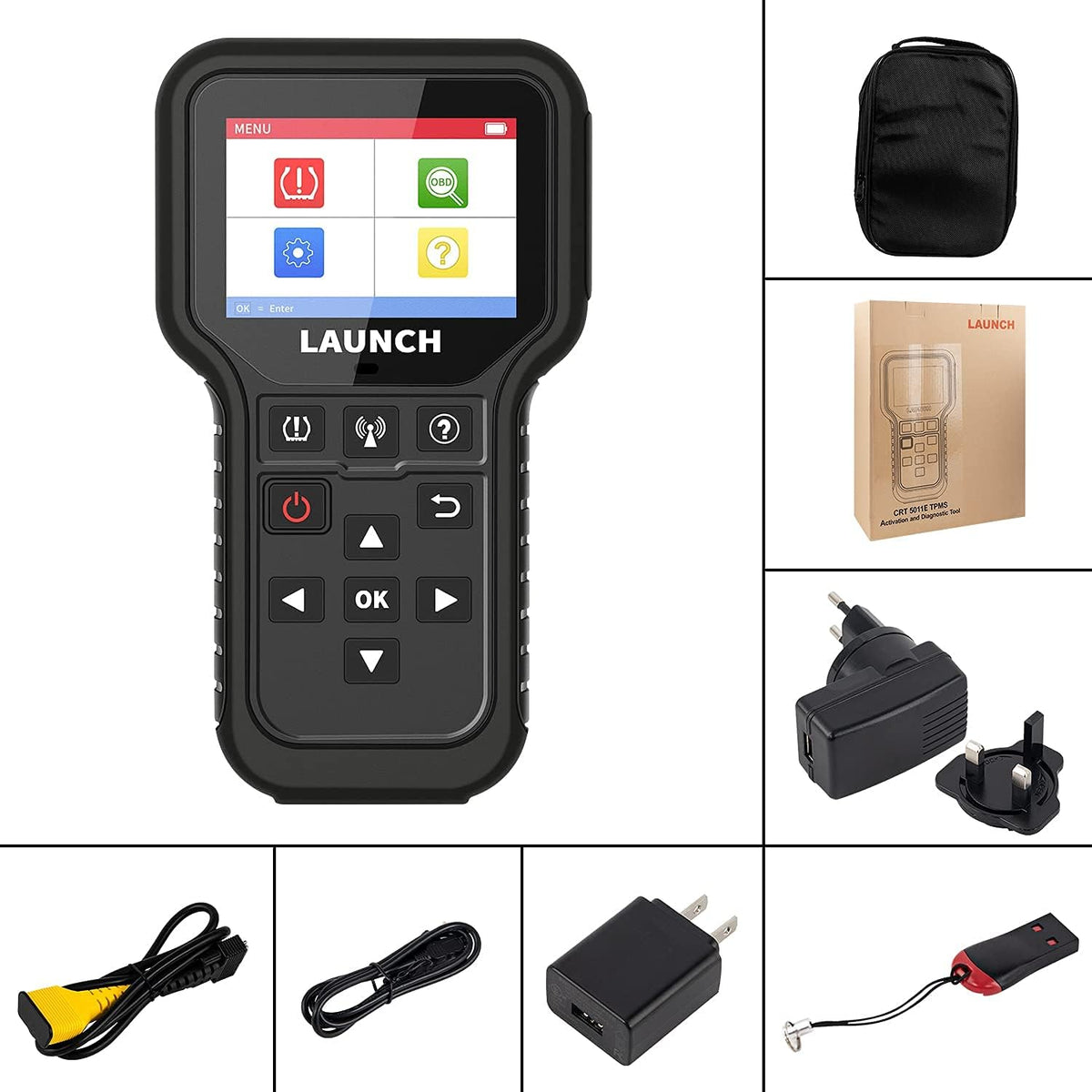 TPMS Relearn Tool + OBD2 Scanner Code Reader D55680